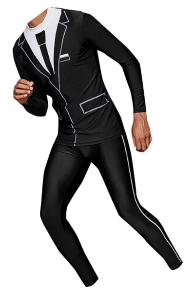 ADS025  Men's swimwear Western clothing diving suit quick-drying fashion snorkeling swimming equipment plus size swimwear detail view-5